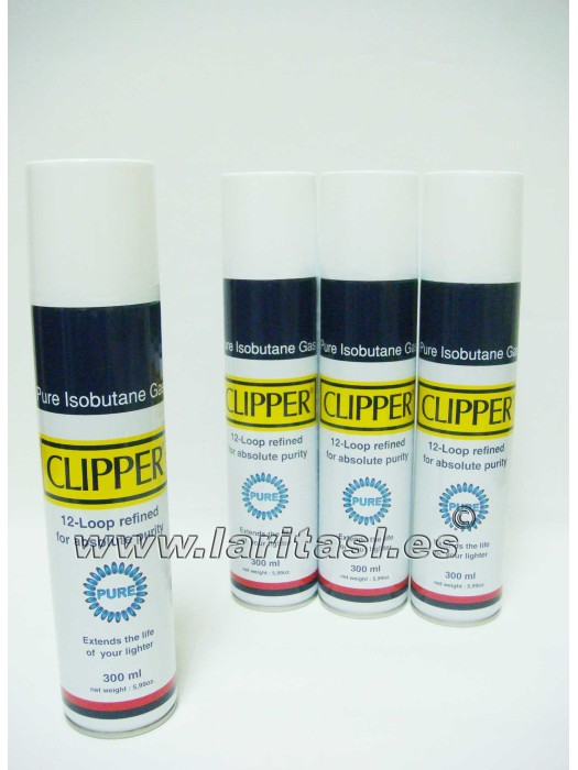 Gas Clipper Isobutano 300ml (blanco)